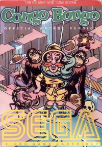 Congo Bongo Atari 5200 US box art